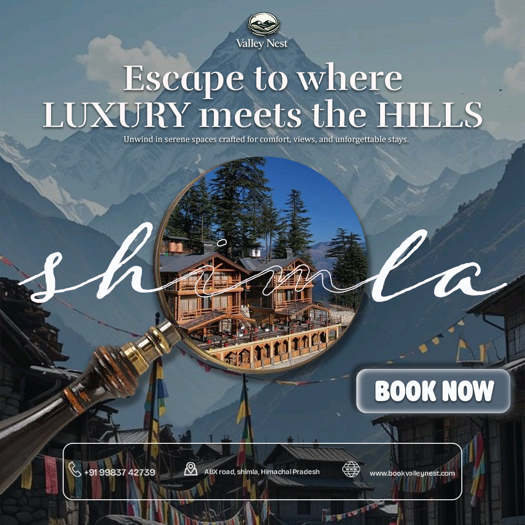 Valley Nest luxury travel campaign design