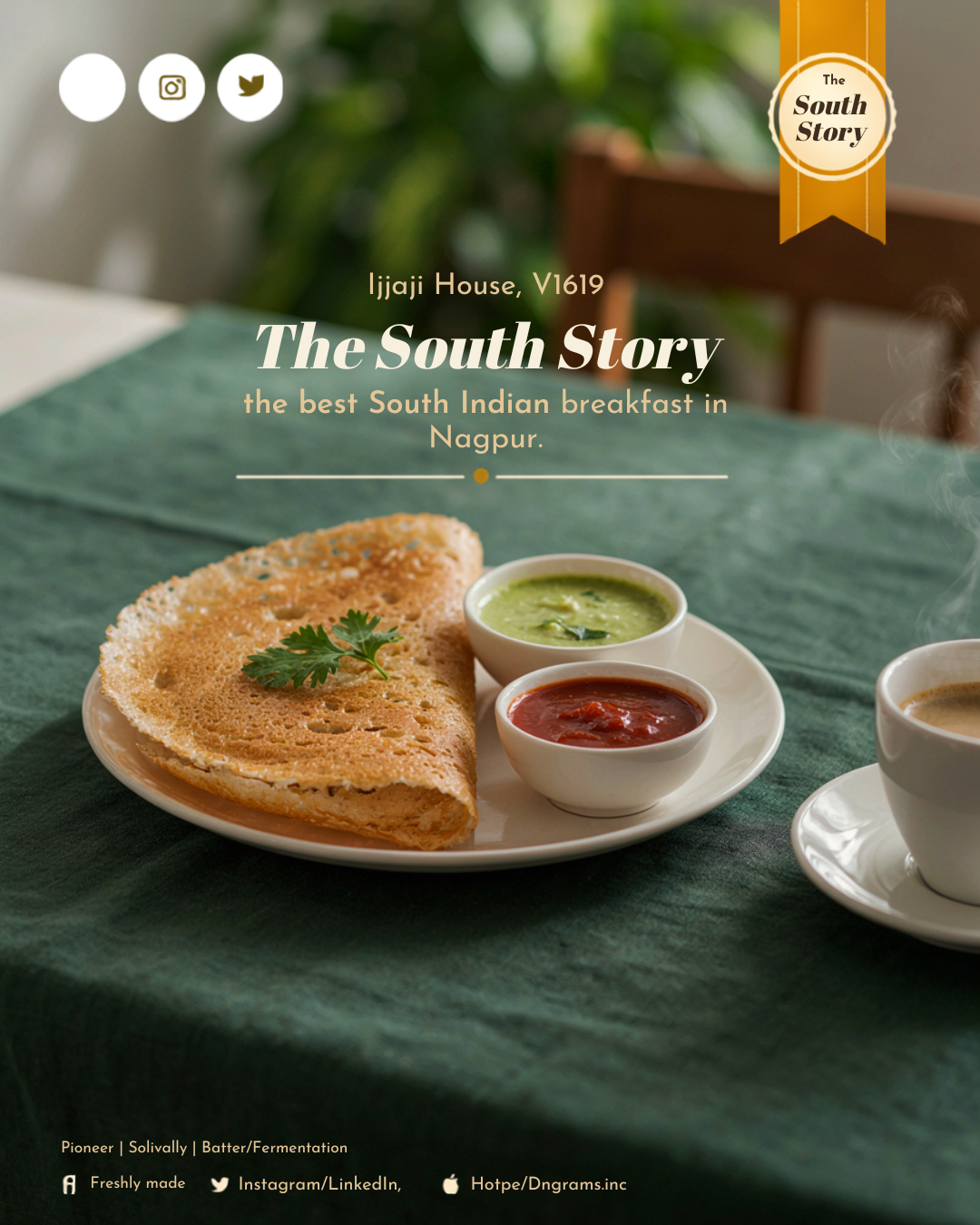 The South Story — South Indian restaurant campaign