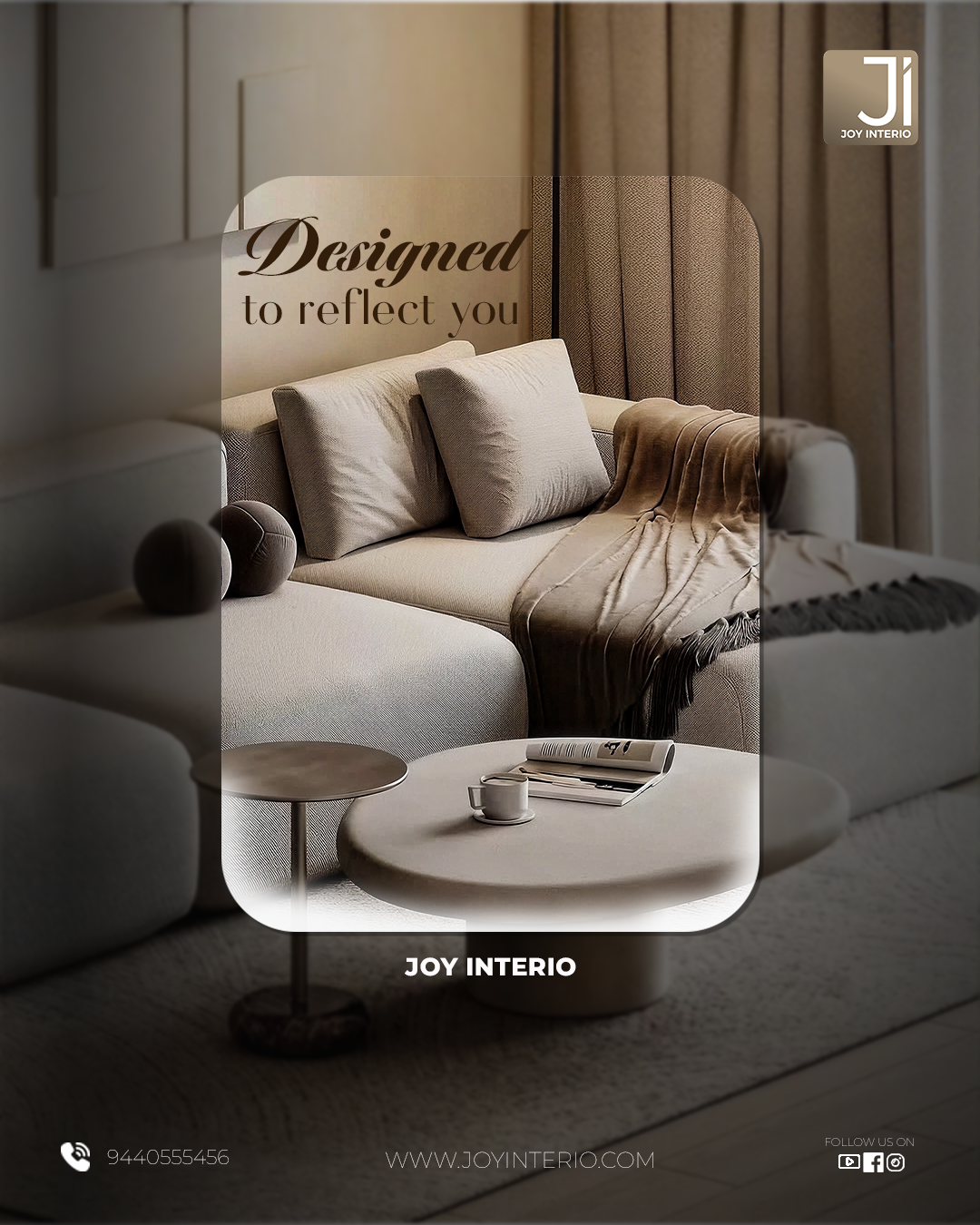 Joy Interiors — Interior design promotional campaign
